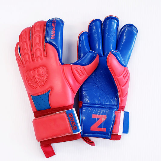 Keepaere Boss Goalkeeper Gloves, blue and red