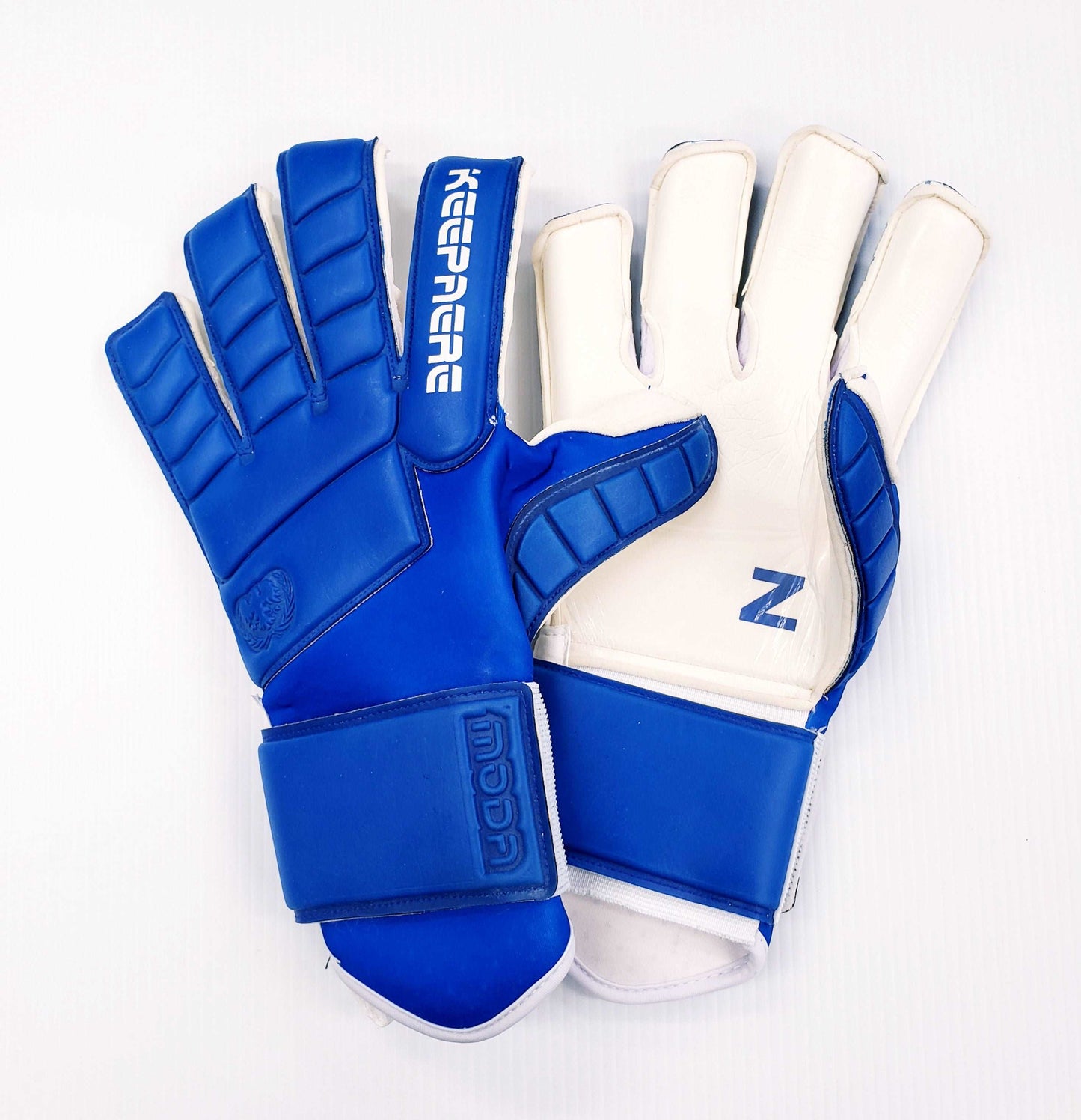 Blue Soccer Goalkeeper Gloves - Keepaere Moda