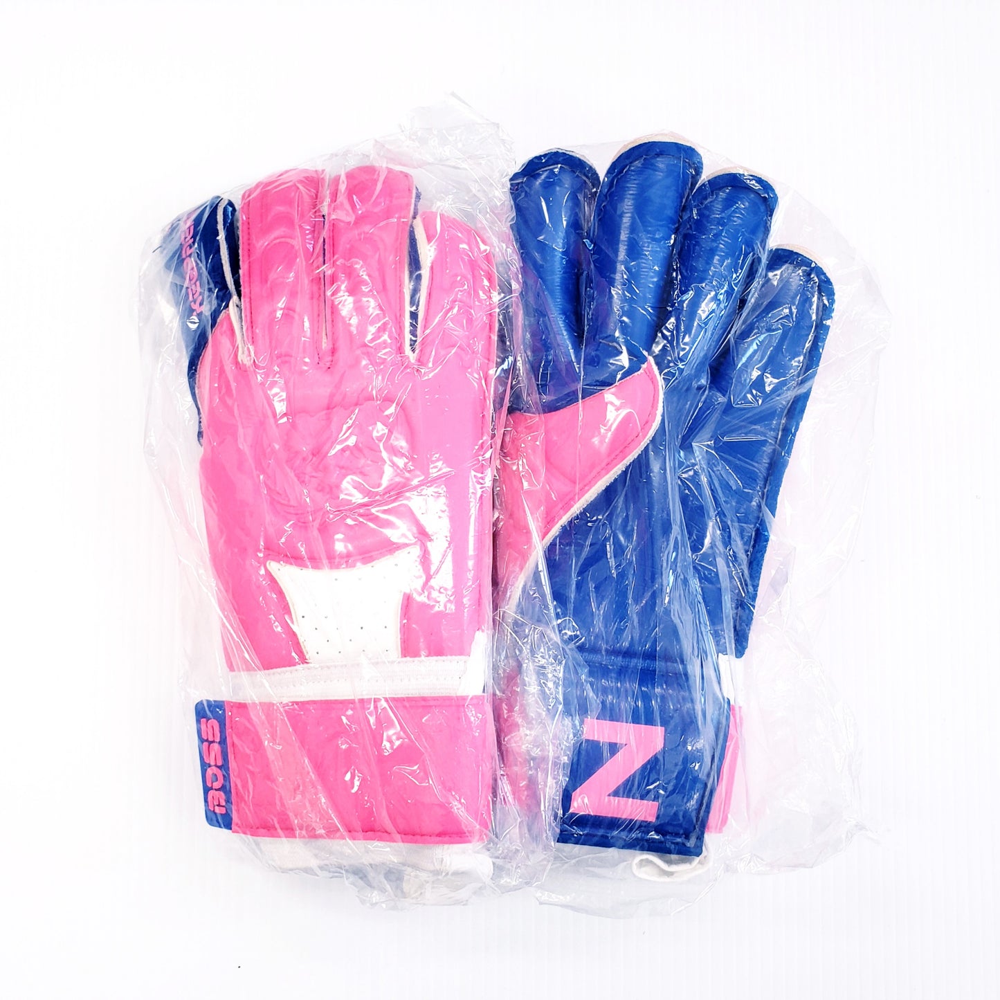 Keepaere Boss Goalkeeper Gloves, hot pink and blue