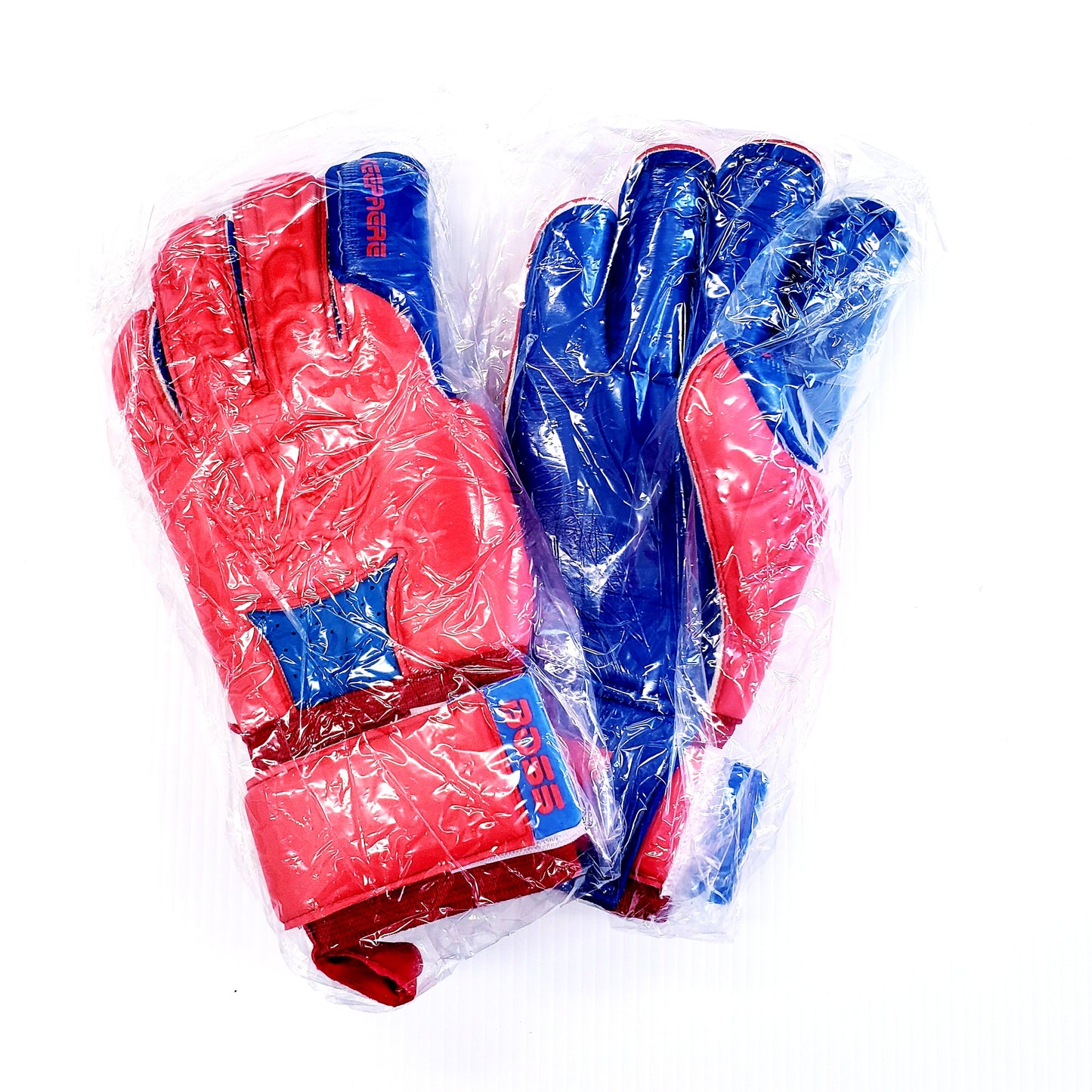 Keepaere Boss Goalkeeper Gloves, blue and red