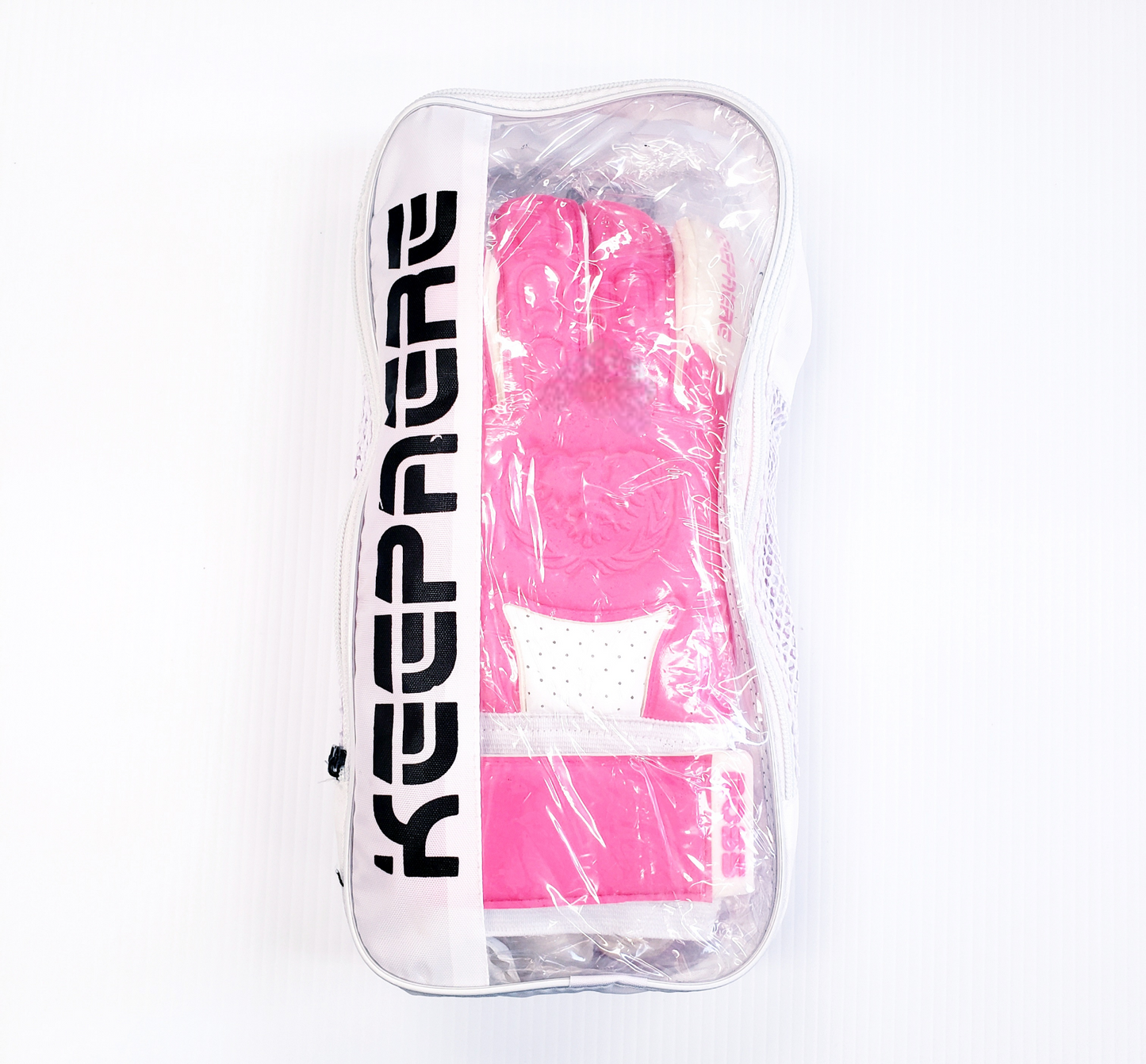 Keepaere Boss Goalkeeper Gloves, hot pink and white